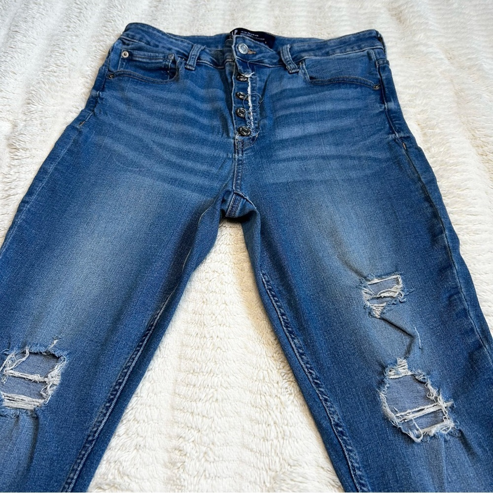 GAP High Rise Leggings Jeans Woman's Size 14/32 - Picture 2 of 14
